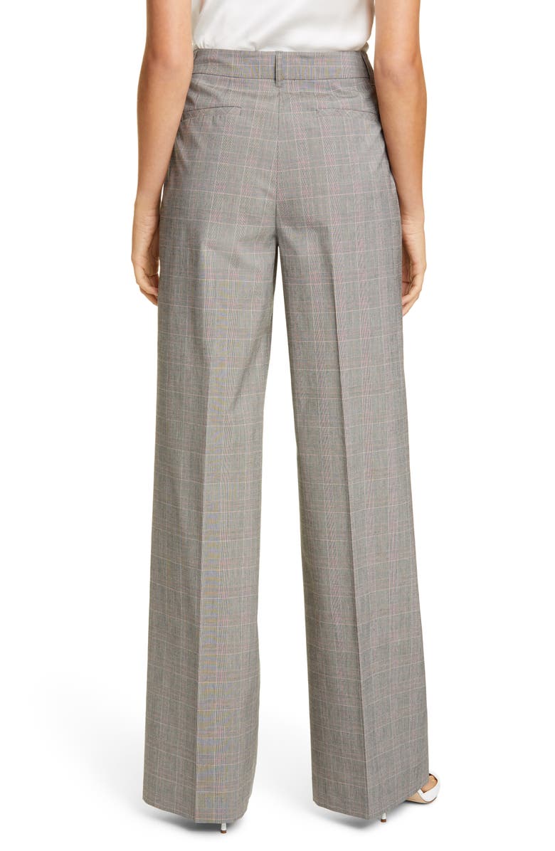 Lafayette 148 New York Dalton Wide Leg Pants, Alternate, color, Black Multi