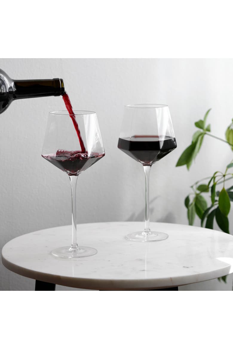 Seneca Crystal Wine Glasses Set of 2, Alternate, color, Clear