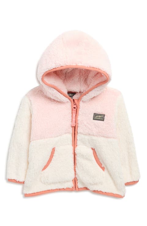 Quest Plush Faux Fur Hooded Jacket (Baby)