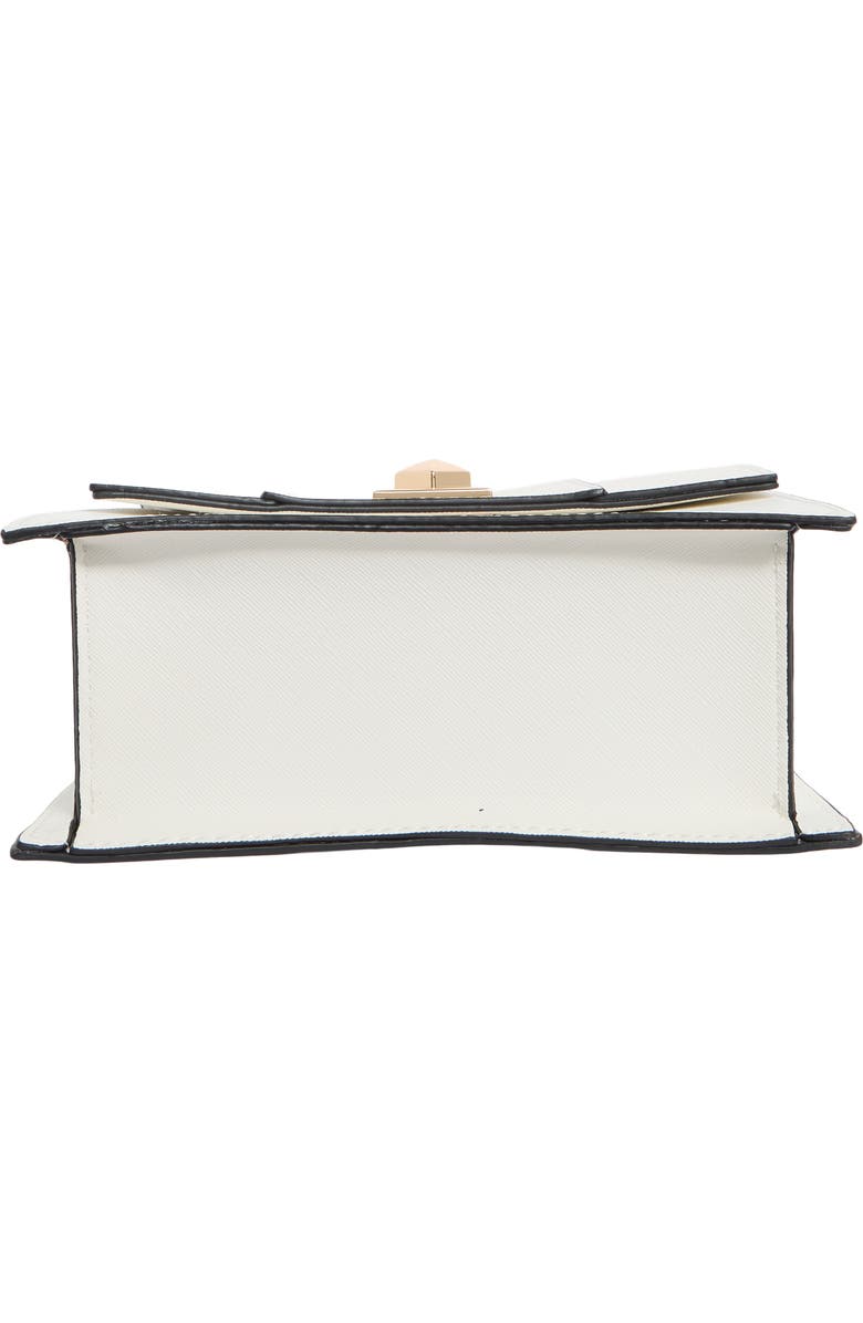 ALDO Lefteye Denim Top Handle Bag, Alternate, color, White