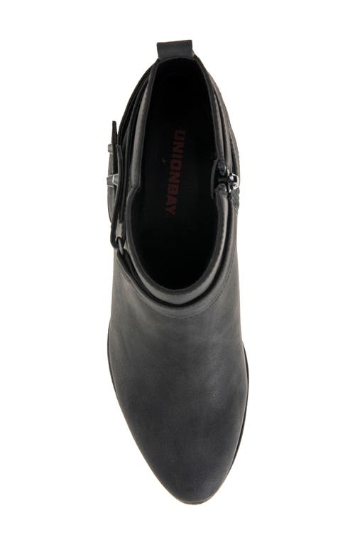 Unionbay Tilly Side Zip Bootie In Black