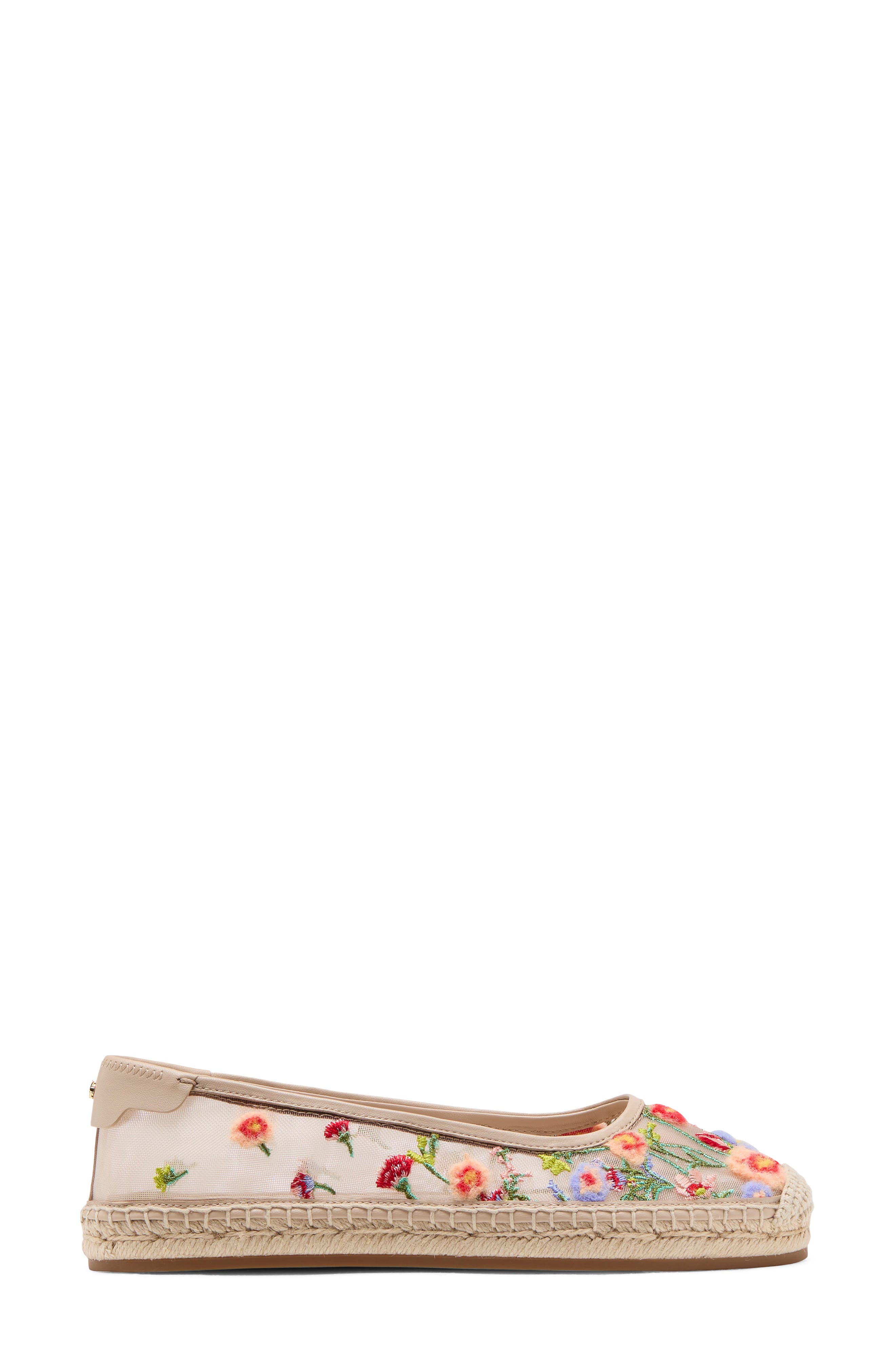Kate Spade New York whimsical garden mesh espadrille flat, Alternate, color, 