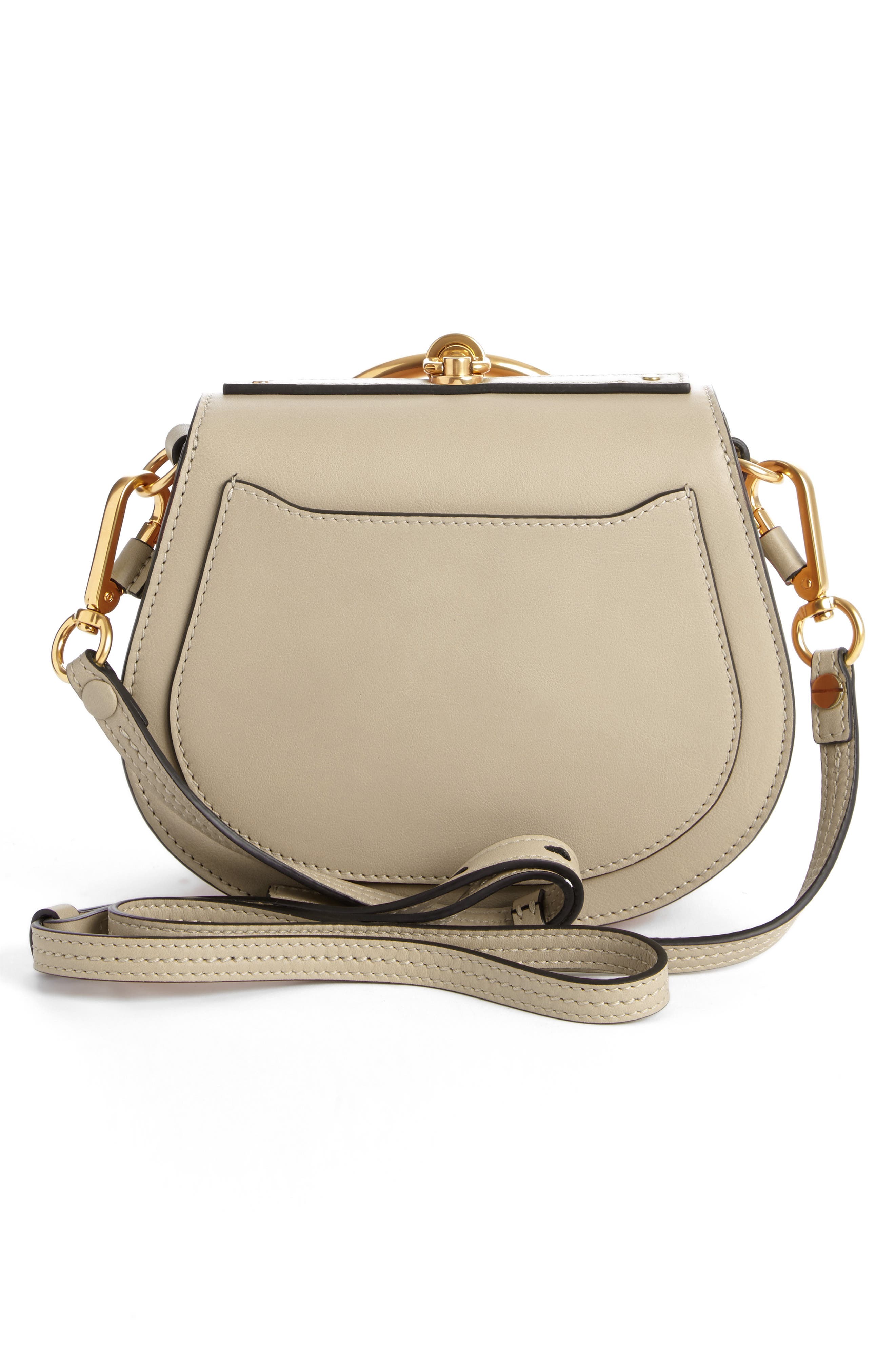 Small Nile Bracelet Leather Crossbody Bag, Alternate, color, MOTTY GREY
