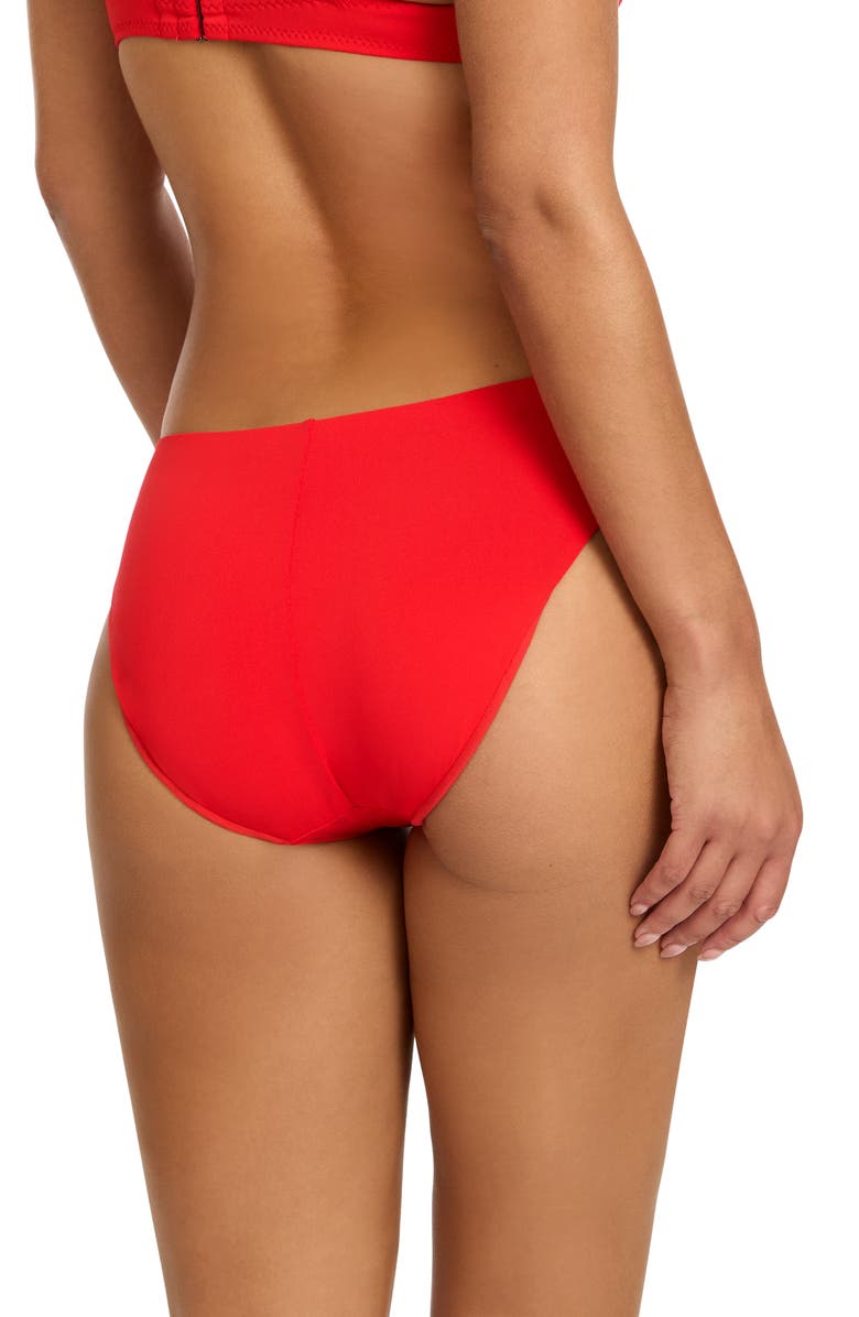 Robin Piccone Ava Bikini Bottoms, Alternate, color, Fiery Red