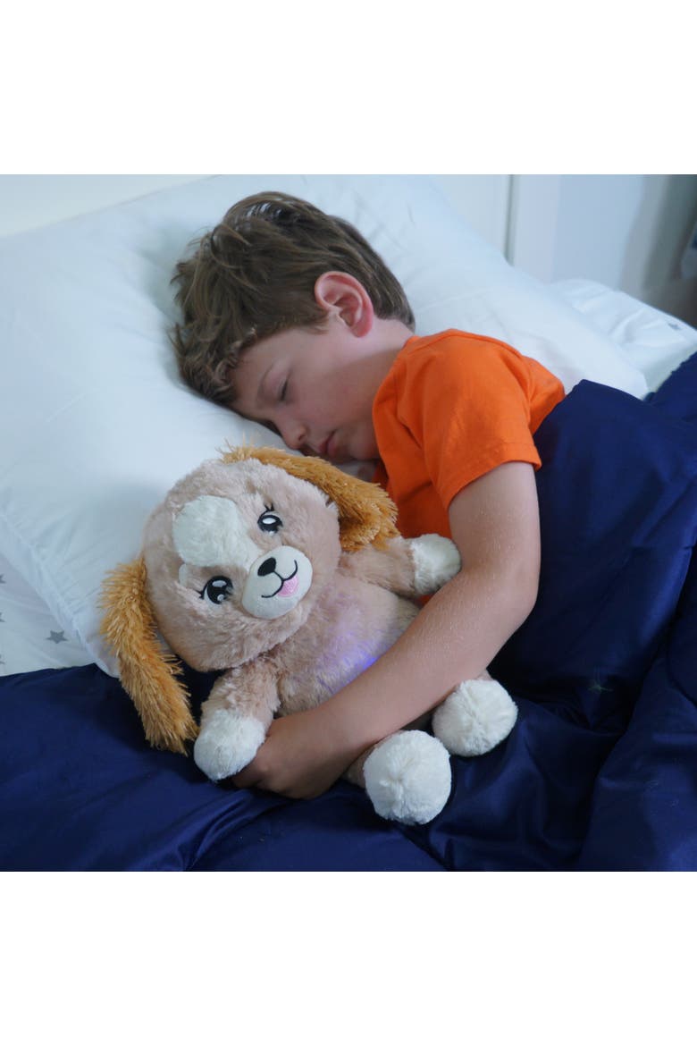 Lullabrites Brown Dog Musical Light Up Bedtime Plush, Alternate, color, Multicolored