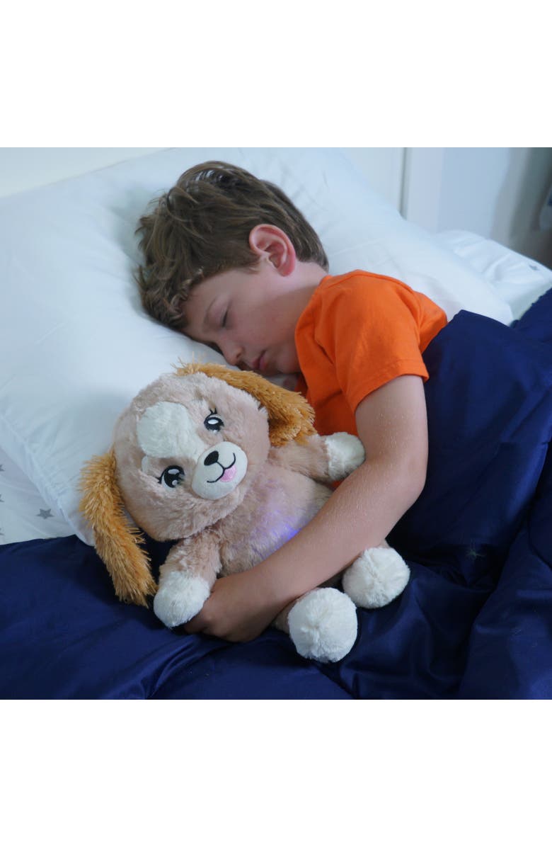 Happpy Nappers Lullabrites Lullabrites Brown Dog Musical Light Up Bedtime Plush, Alternate, color, Multicolored