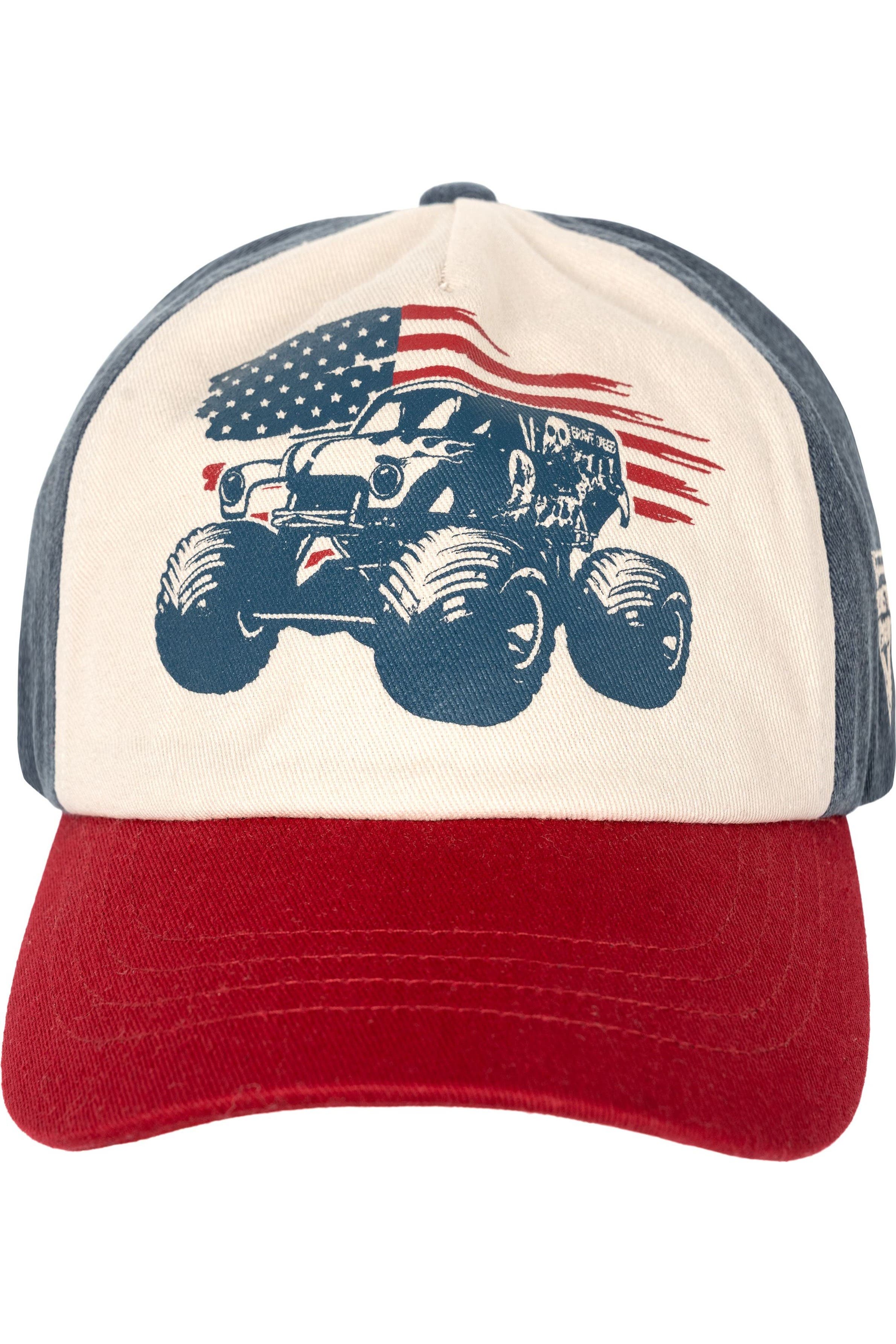 Grave Digger Navy Red
