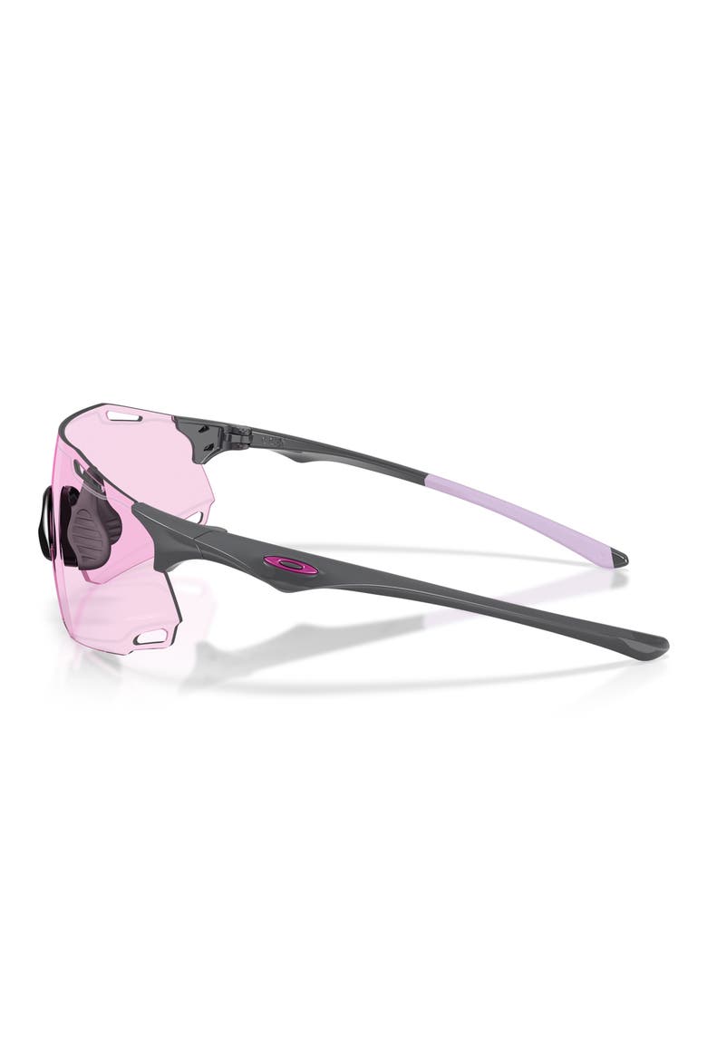 Gender Inclusive Cybr Dyno 139mm Oversize Rectangle Sunglasses, Alternate, color, PINK / GREY