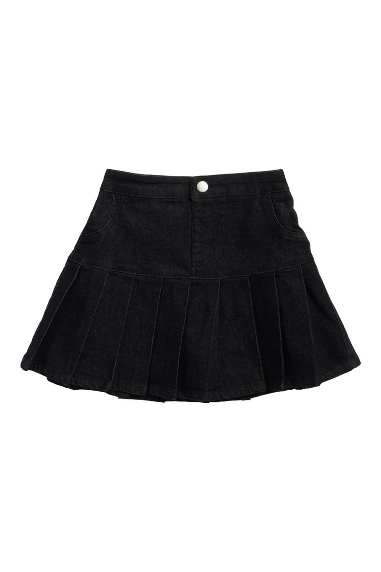 Kids' Pleated Skort, Main, color, BLACK