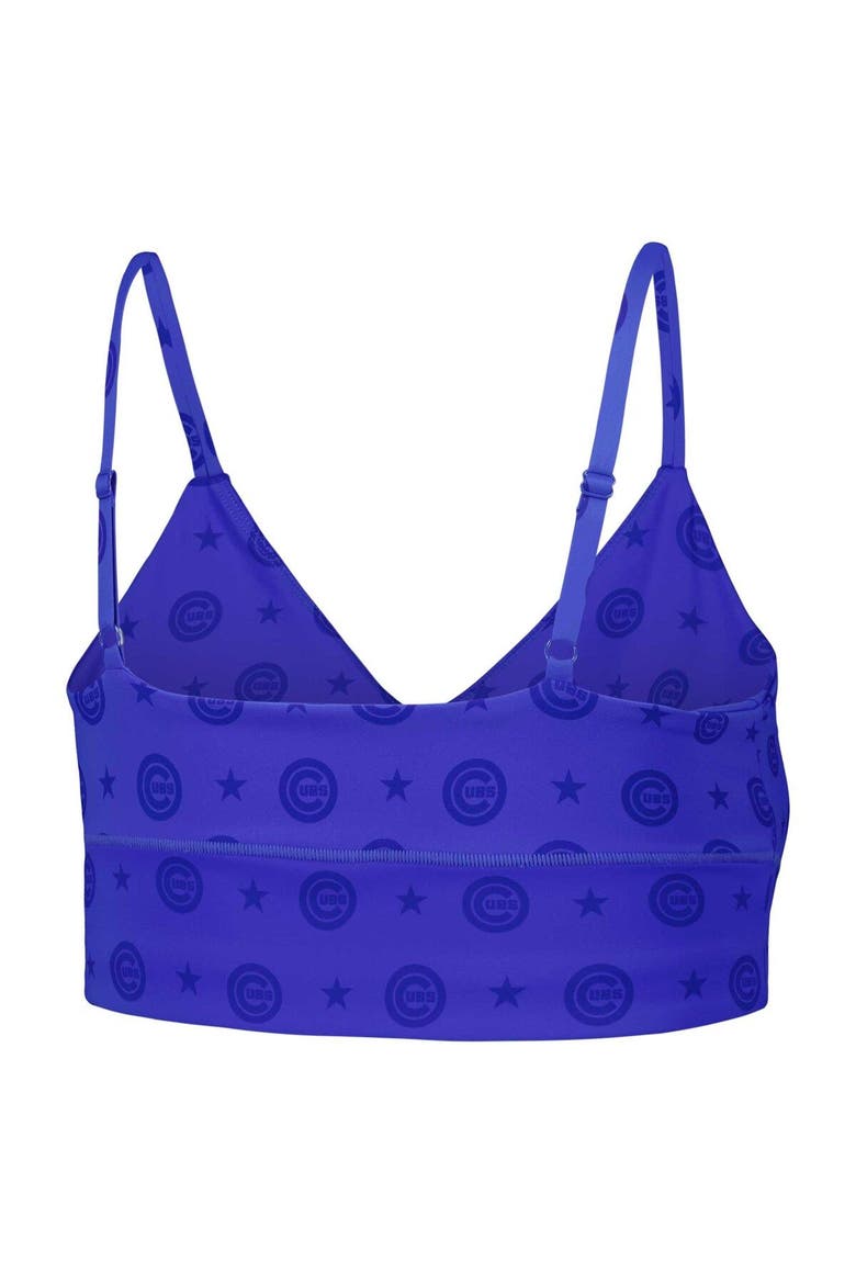 Women's Terez Royal Chicago Cubs Active Bra, Alternate, color, Royal