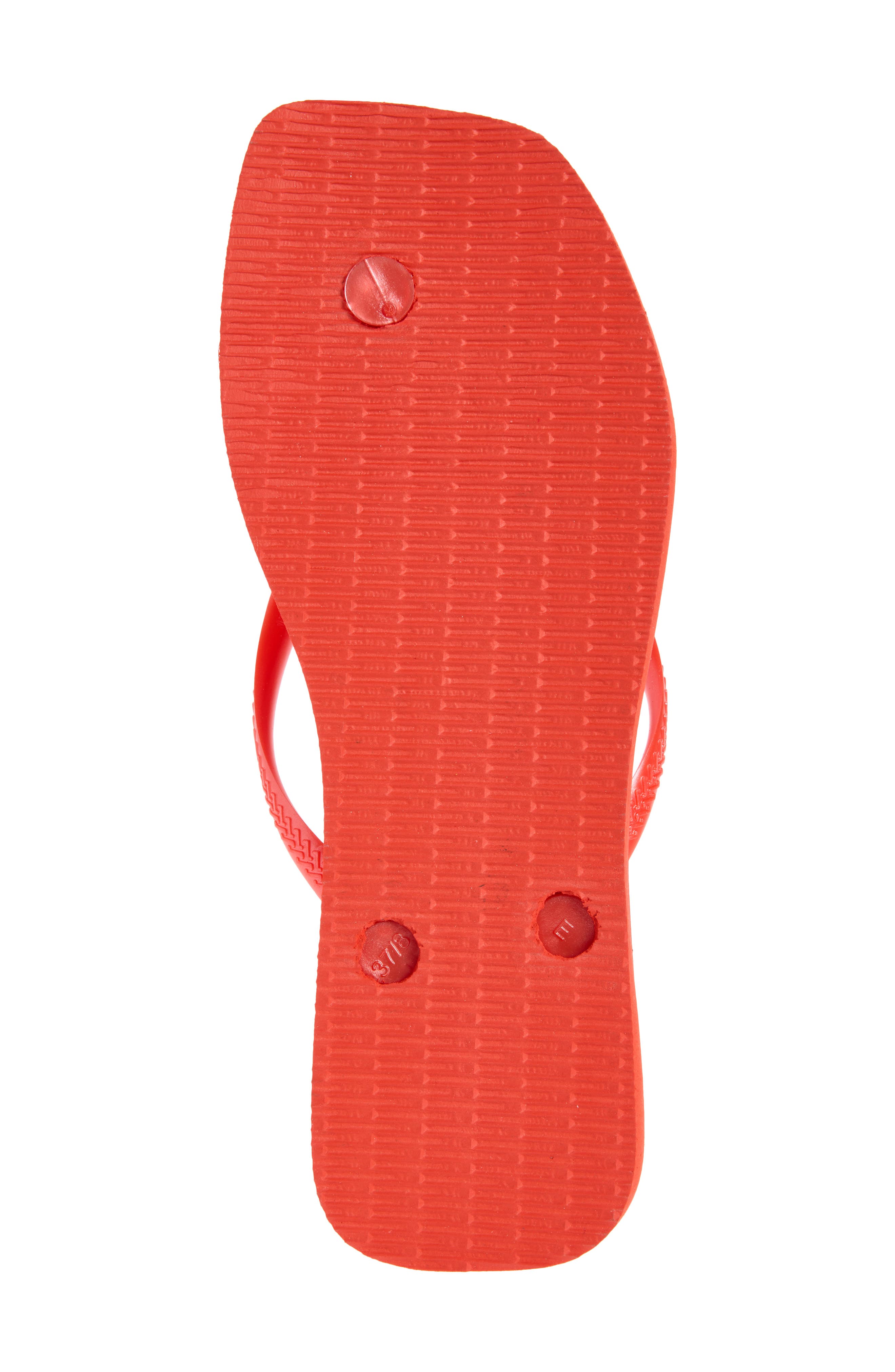 Havaianas x Devil Wears Prada Flip Flop, Alternate, color, Frevo Red
