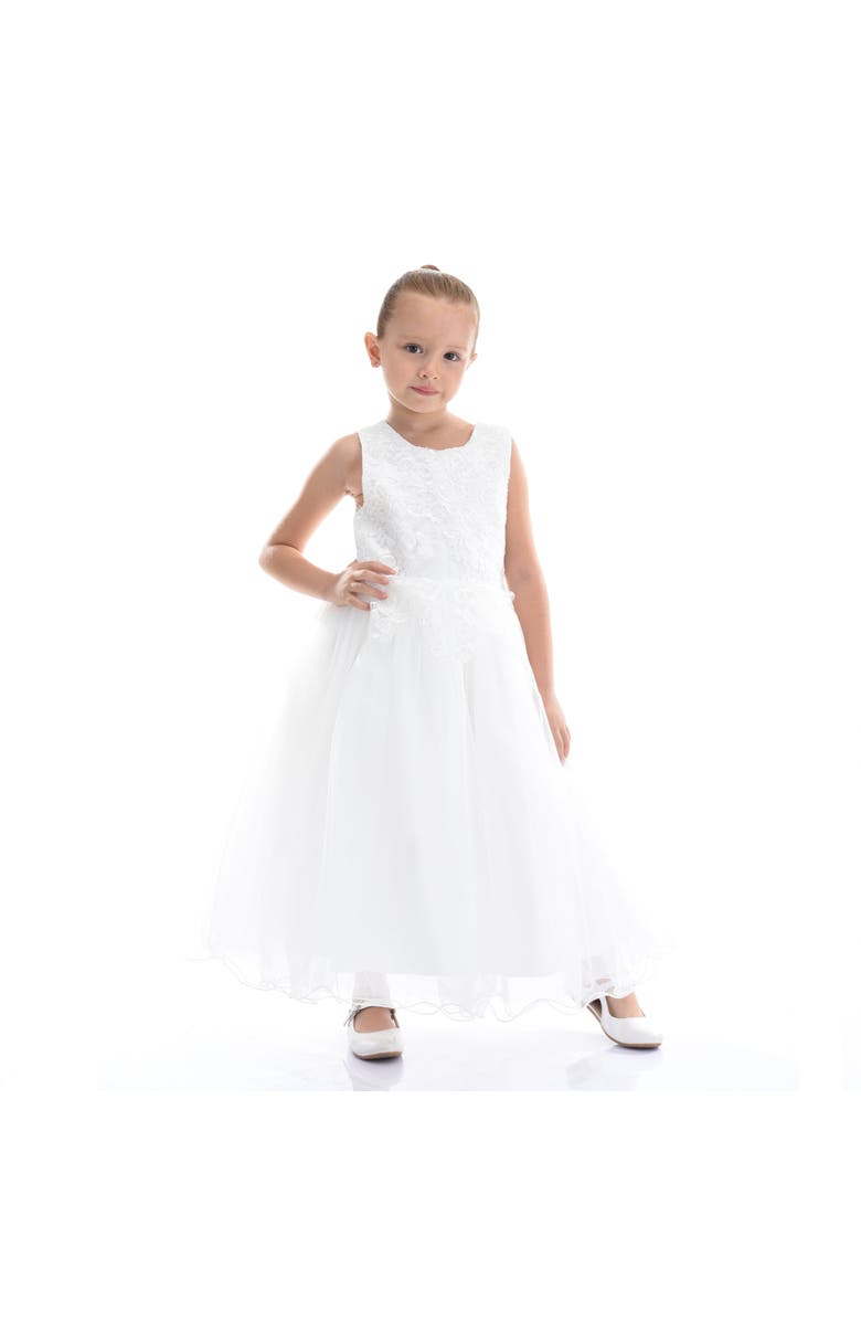 Tulleen Halsey Dress, Main, color, White