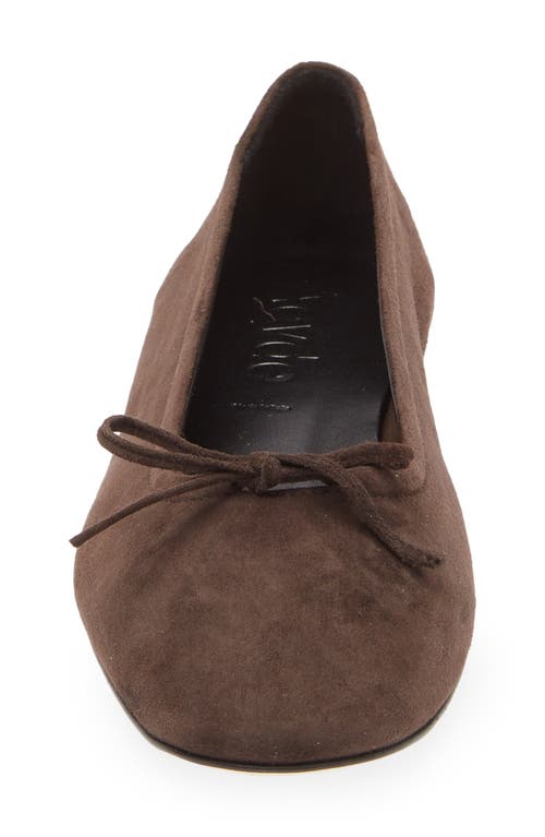 Aeyde Delfina Ballet Flat In Brown