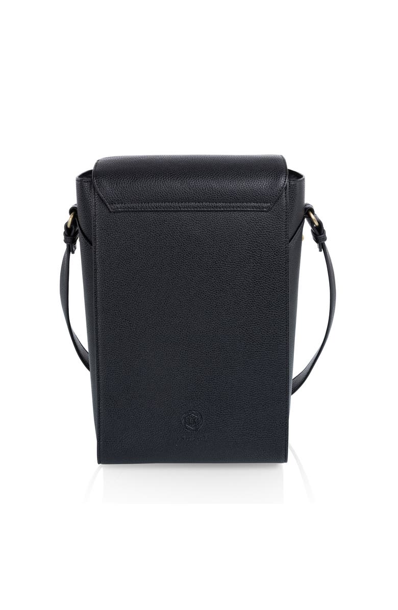 Legacy Barossa Two Bottle Leatherette Wine Tote, Alternate, color, Black