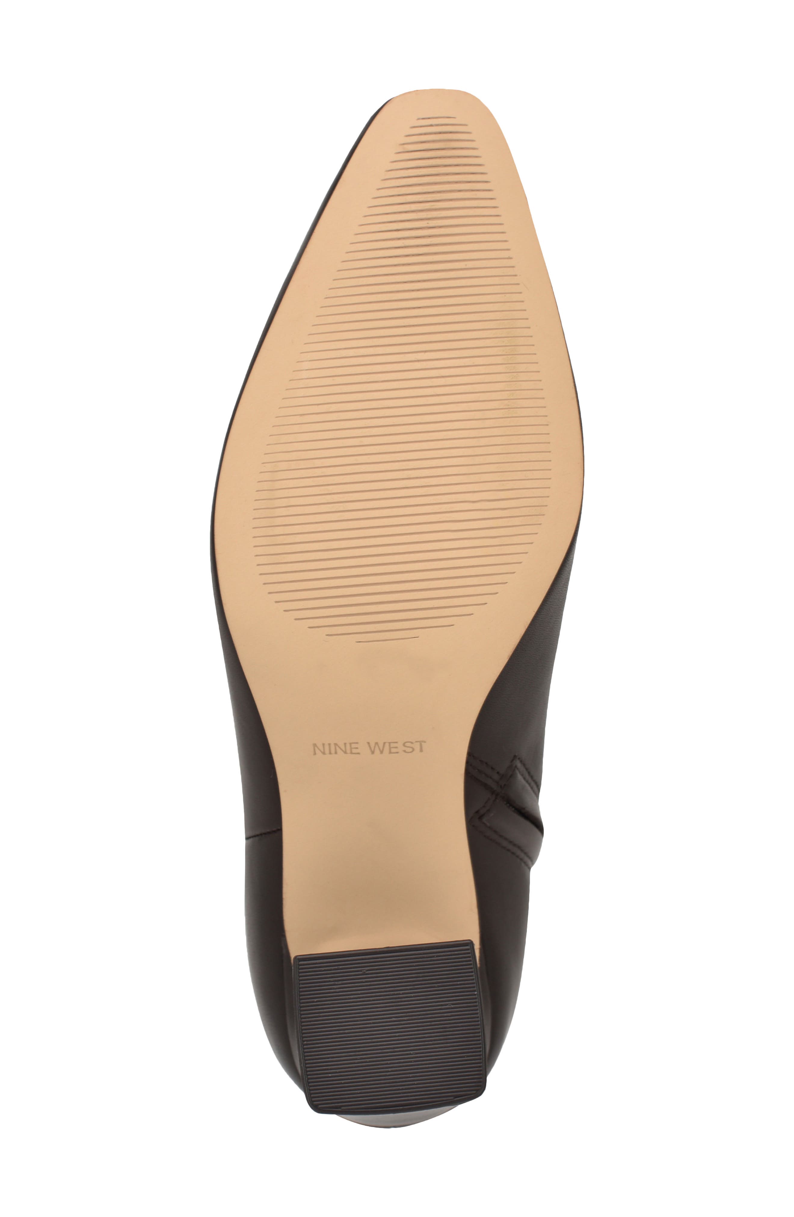 Nine West Reraye Bootie, Alternate, color, Dark Brown Leather