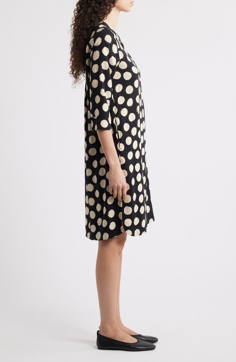 Masai Copenhagen Nokolo Polka Dot Shift Dress, Alternate, color, 
