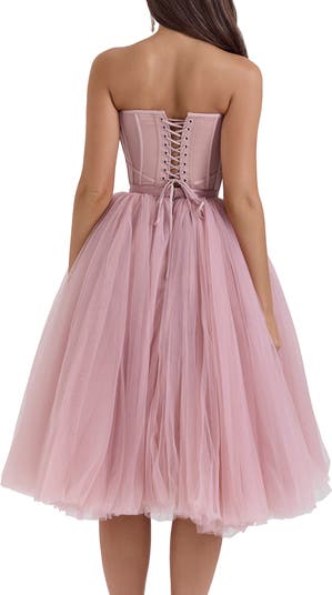 Darling Corset Fit & Flare Dress