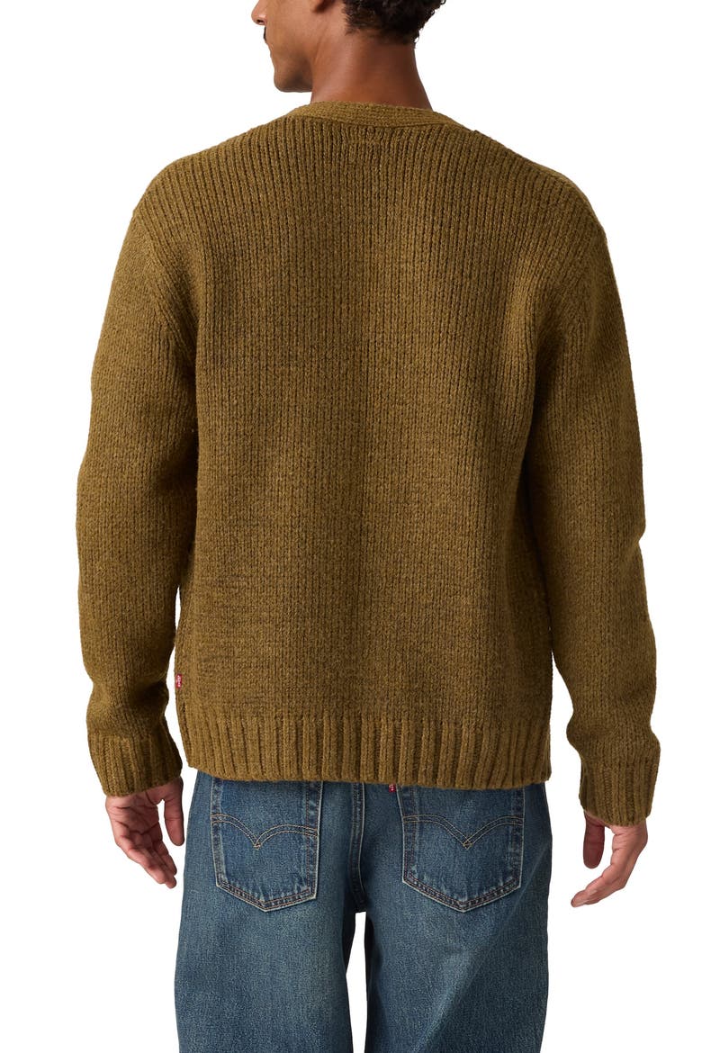 Mammoth Cardigan, Alternate, color, FOXTROT BROWN