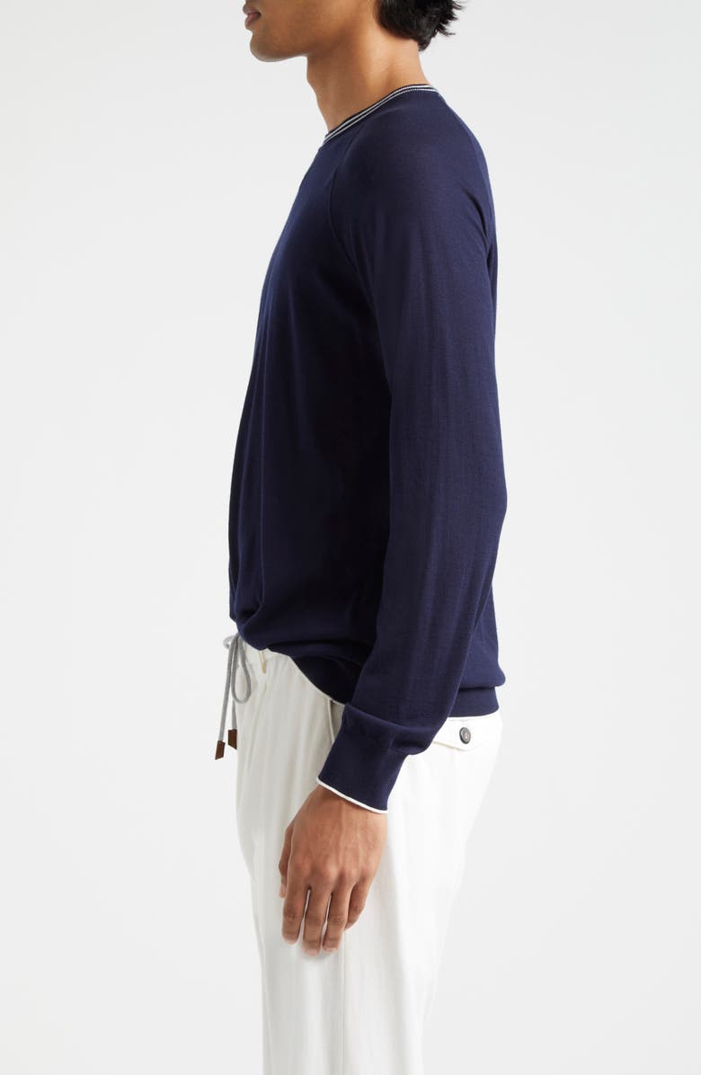 Eleventy Tipped Merino Wool Sweater, Alternate, color, 