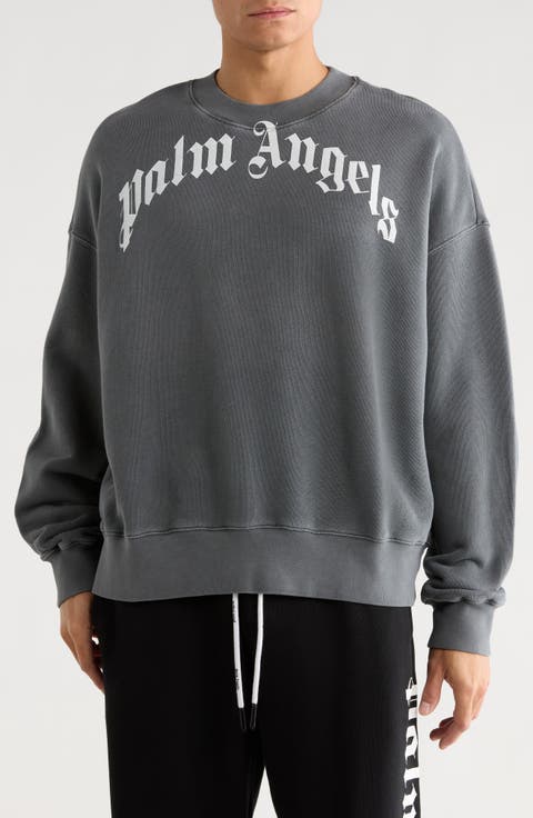 Curved Logo Graphic Sweatshirt