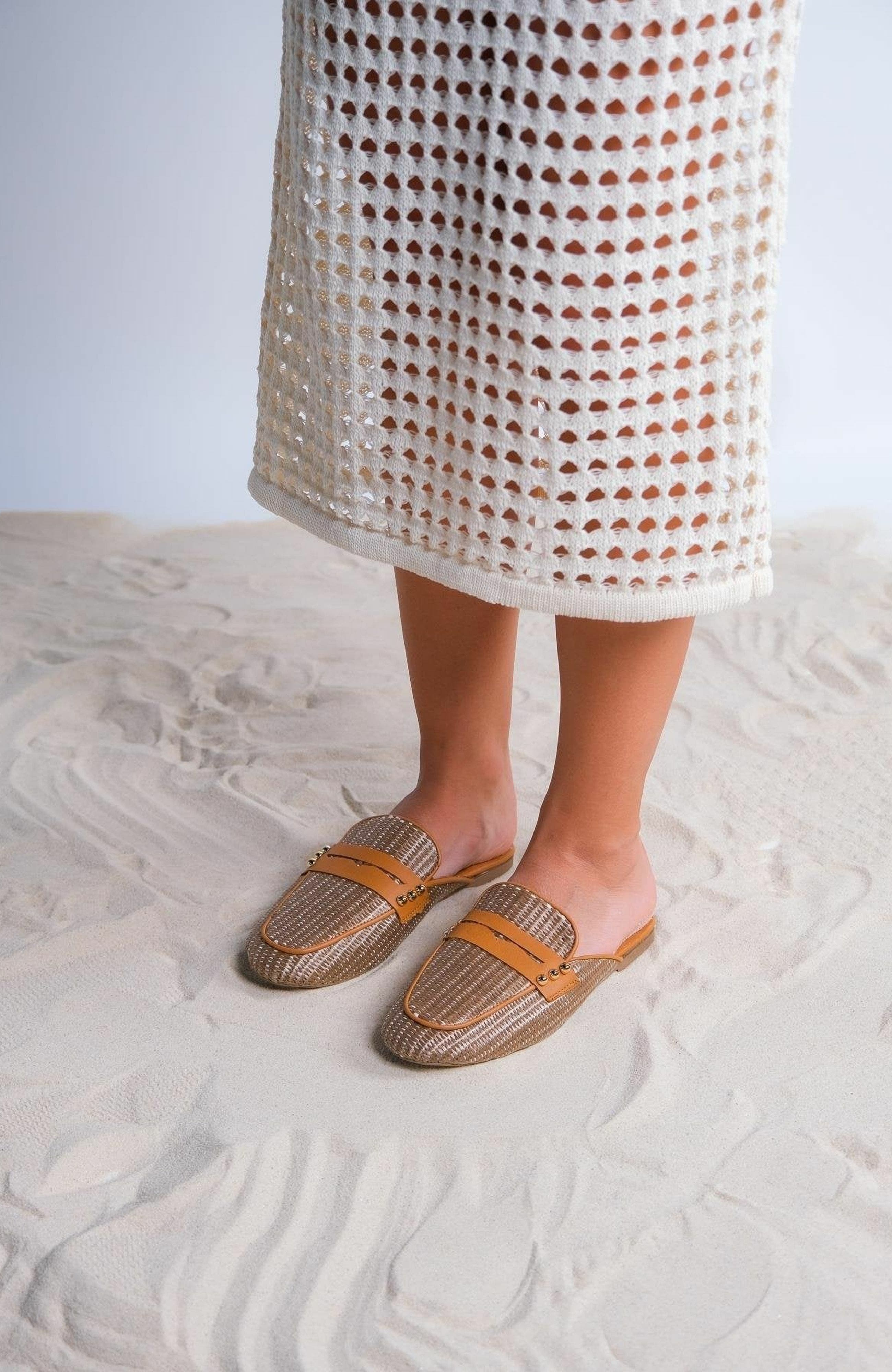 Forever & Always Shoes Patrizia Leather Mule, Alternate, color, Brown Leather