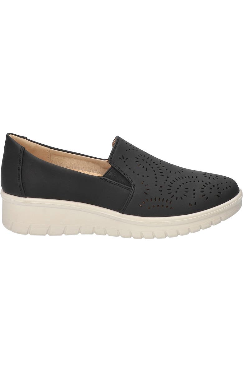 EASY STREET Ying Perforated Slip-On Sneaker, Alternate, color, Black