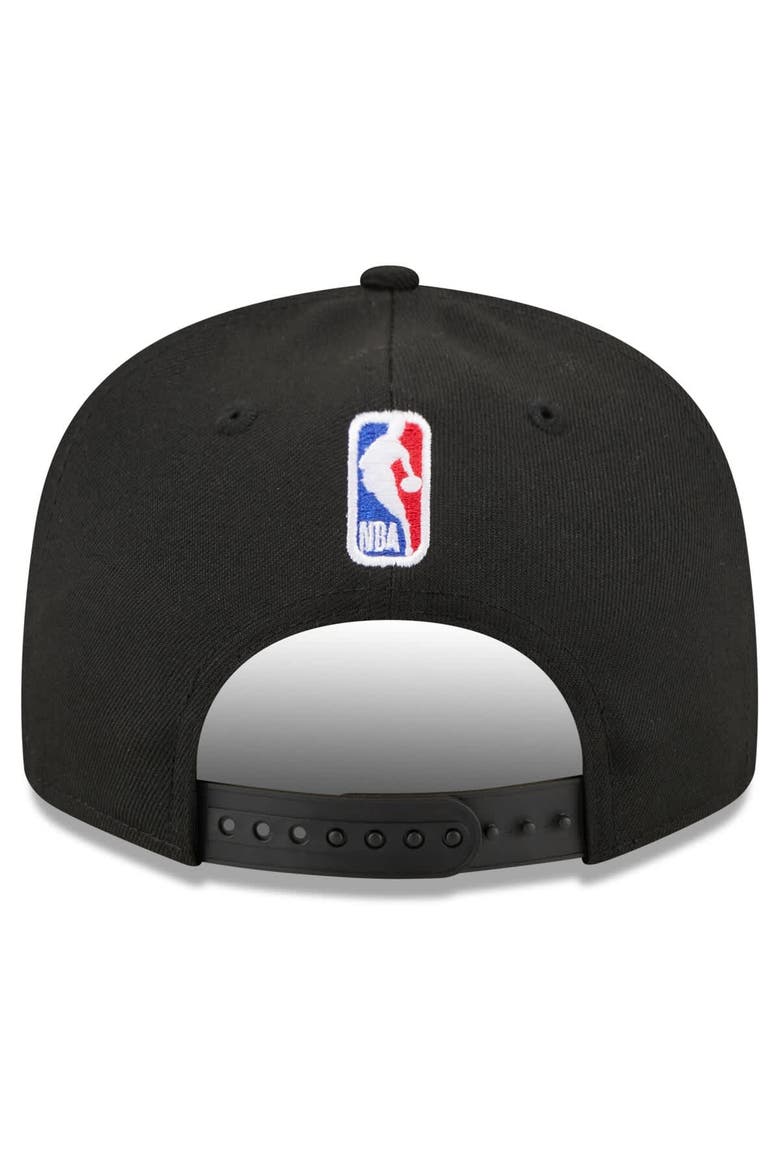 Men's New Era Black San Antonio Spurs 2026 NBA Draft Crystal 9FIFTY Snapback Hat, Alternate, color, Black