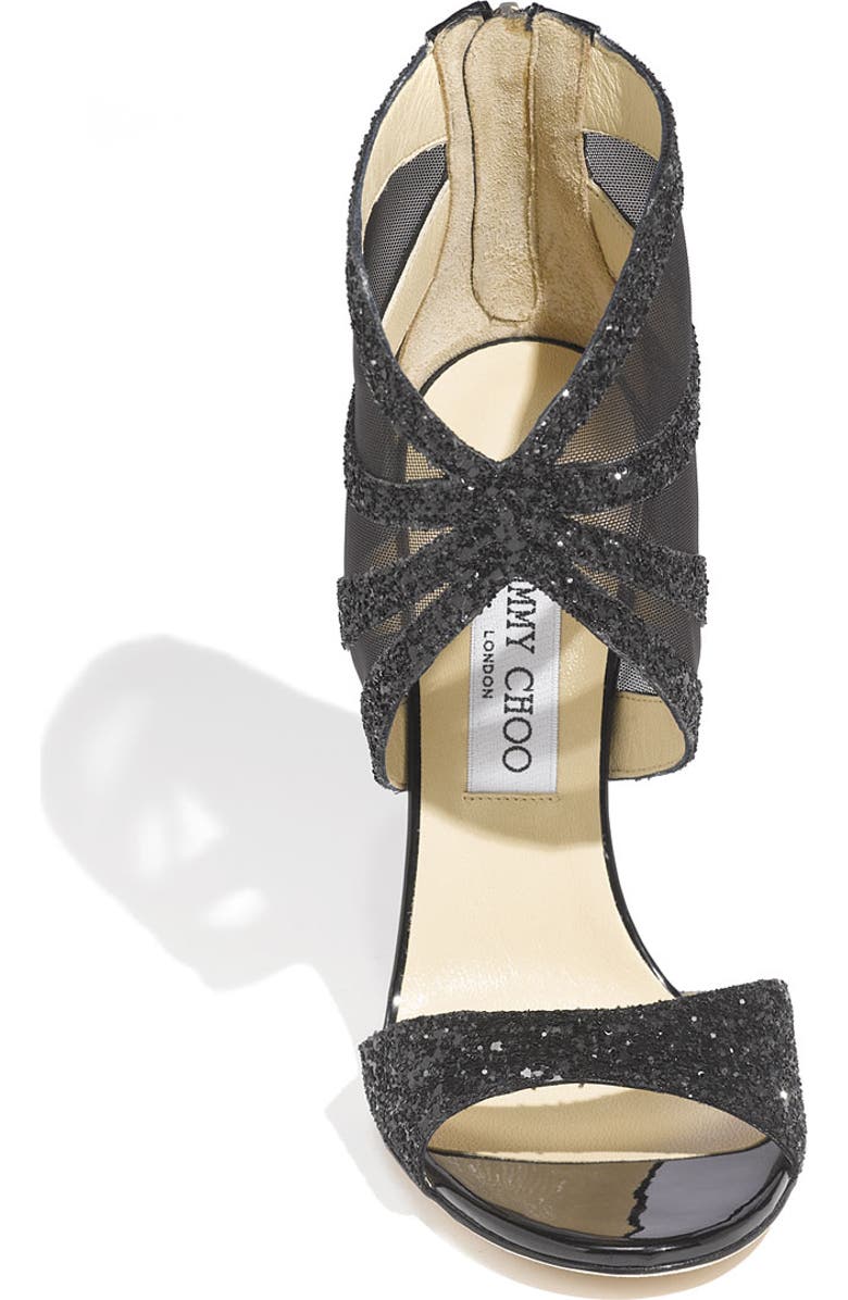 Jimmy Choo 'Leila' Mesh Sandal, Alternate, color,