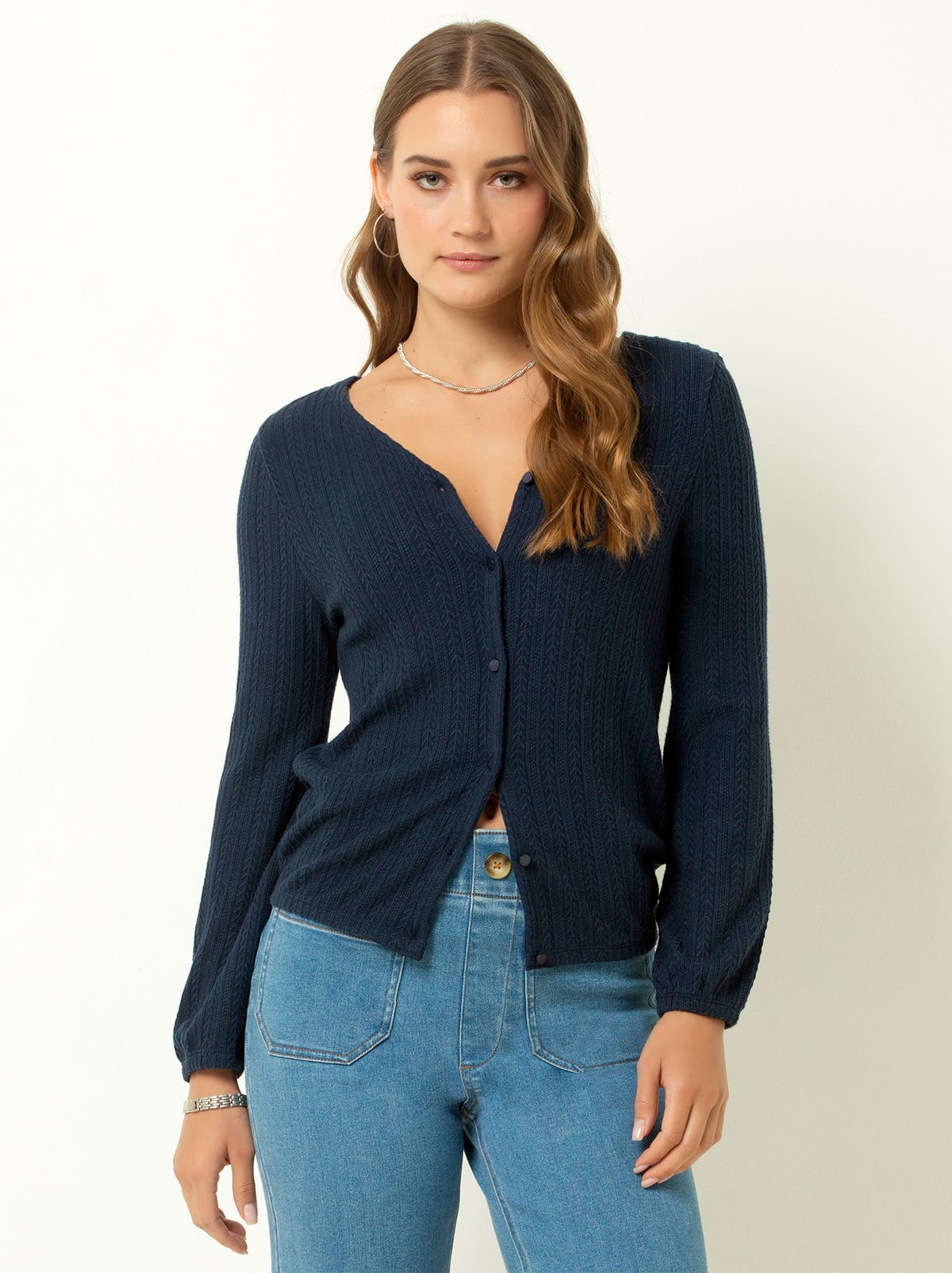 Cable Knit Cardigan - image 3