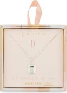 Leith Initial Pendant Necklace