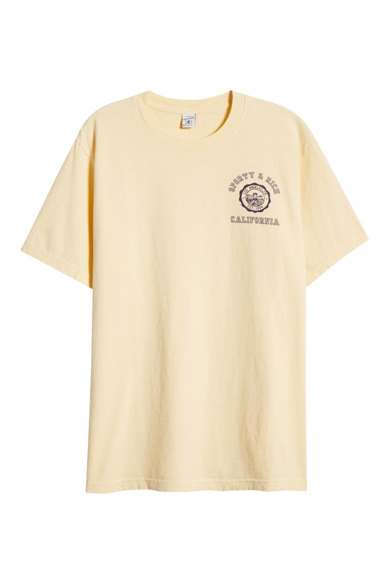 California Emblem Graphic T-Shirt, Main, color, LIGHT/ PASTEL YELLOW