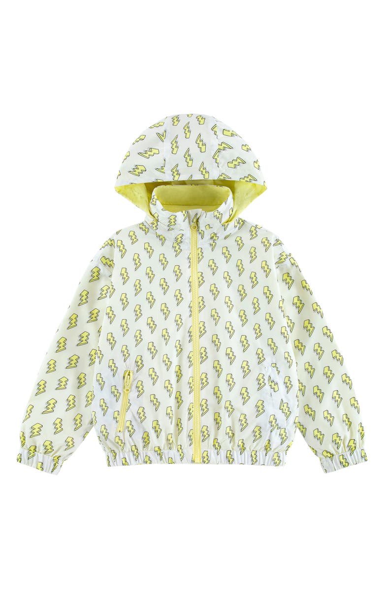 CALONIE Kids' Max Rain Water Repellent Reversible Windbreaker, Main, color, Yellow