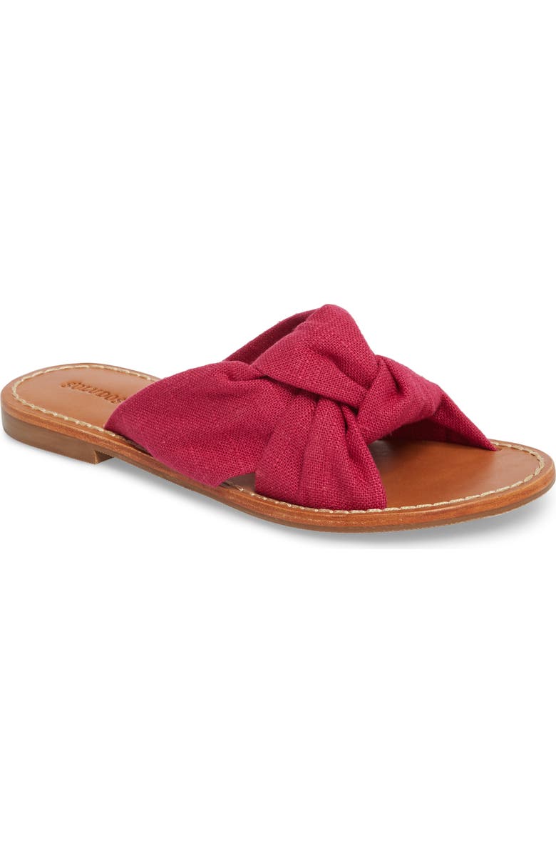 Soludos Knotted Slide Sandal, Main, color,