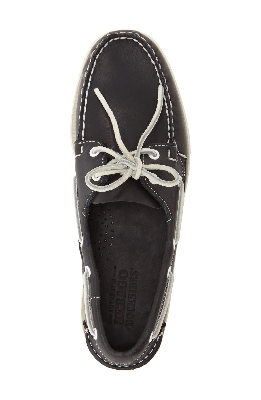 'Docksides®' Boat Shoe, Alternate, color, BLUE NITE LEATHER