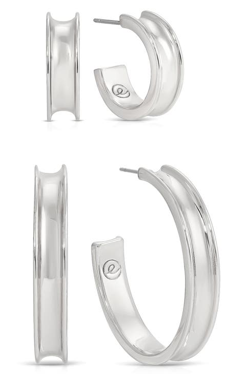 Groove Set of 2 Hoop Earrings