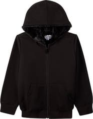 MeMoi Zip-Up Hoodie with Faux Fur Lining