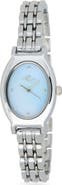 Ettika Classic Oval Dial Two-Tone Bracelet Watch