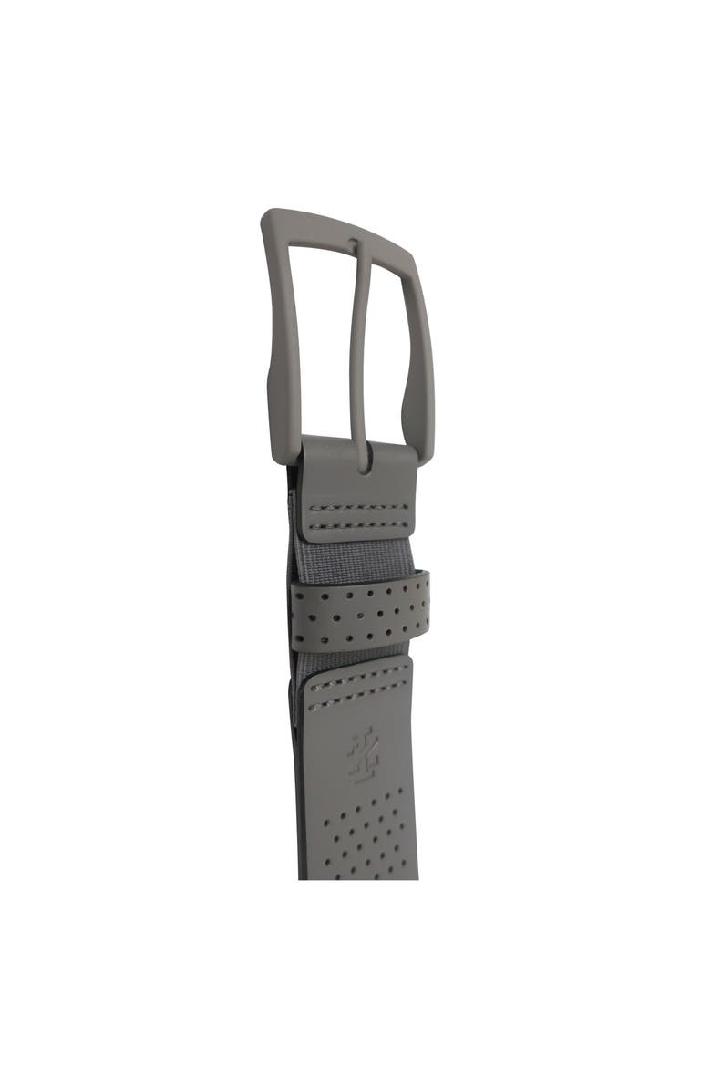 Comfort Stretch Perforated Leather Golf Belt, Alternate, color, Grey