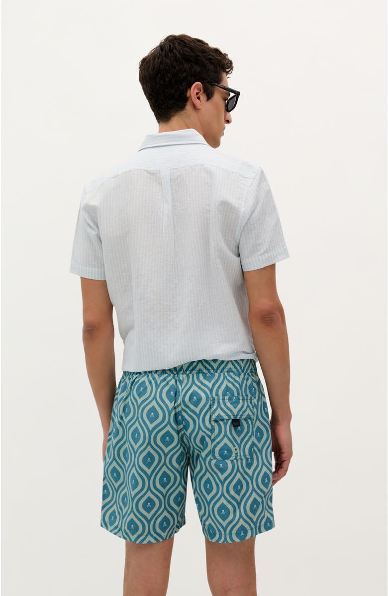 Scalpers Bridges Swimsuit, Alternate, color, Duck