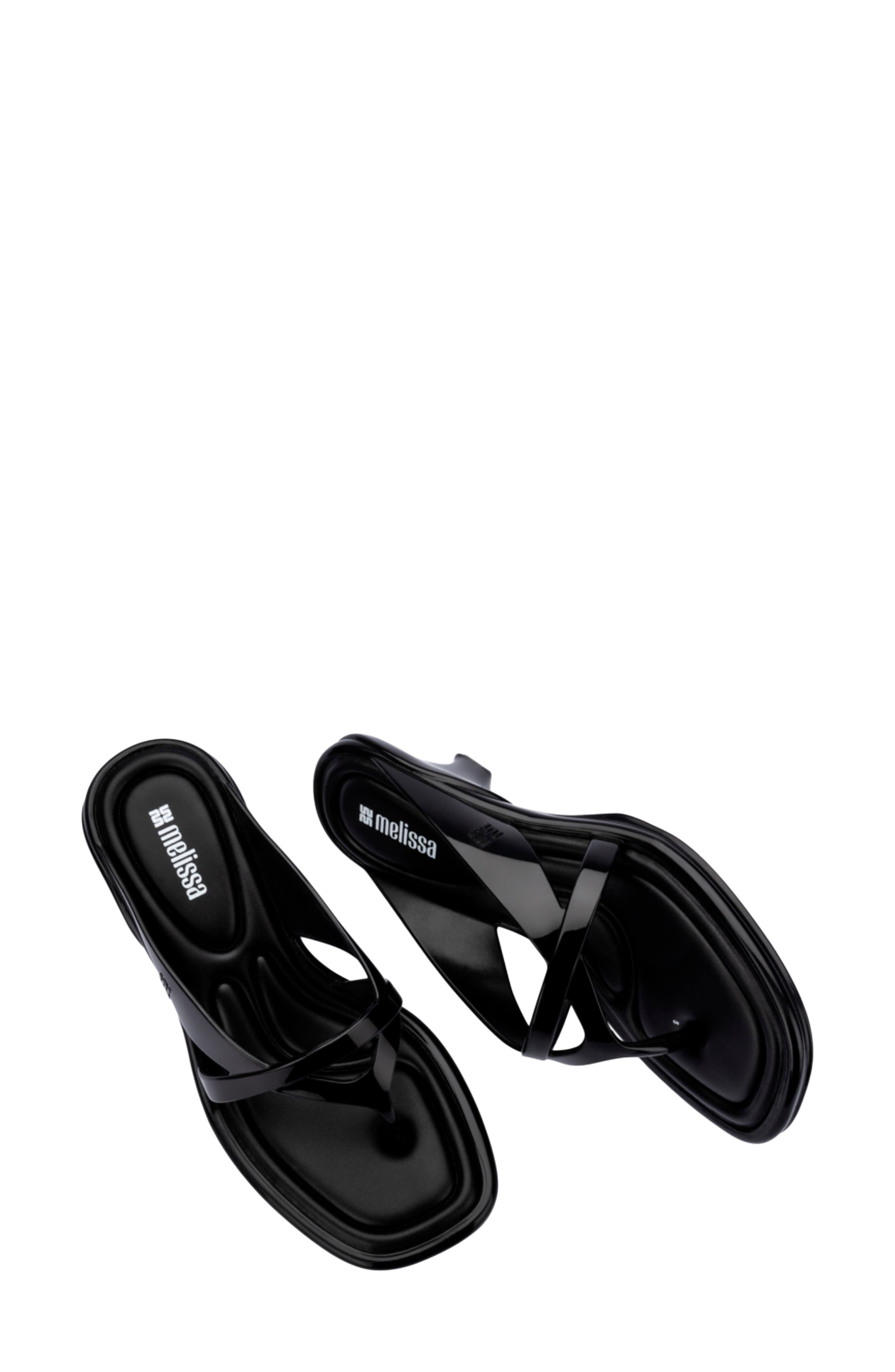 Melissa Layla Flip Flop, Alternate, color, Black