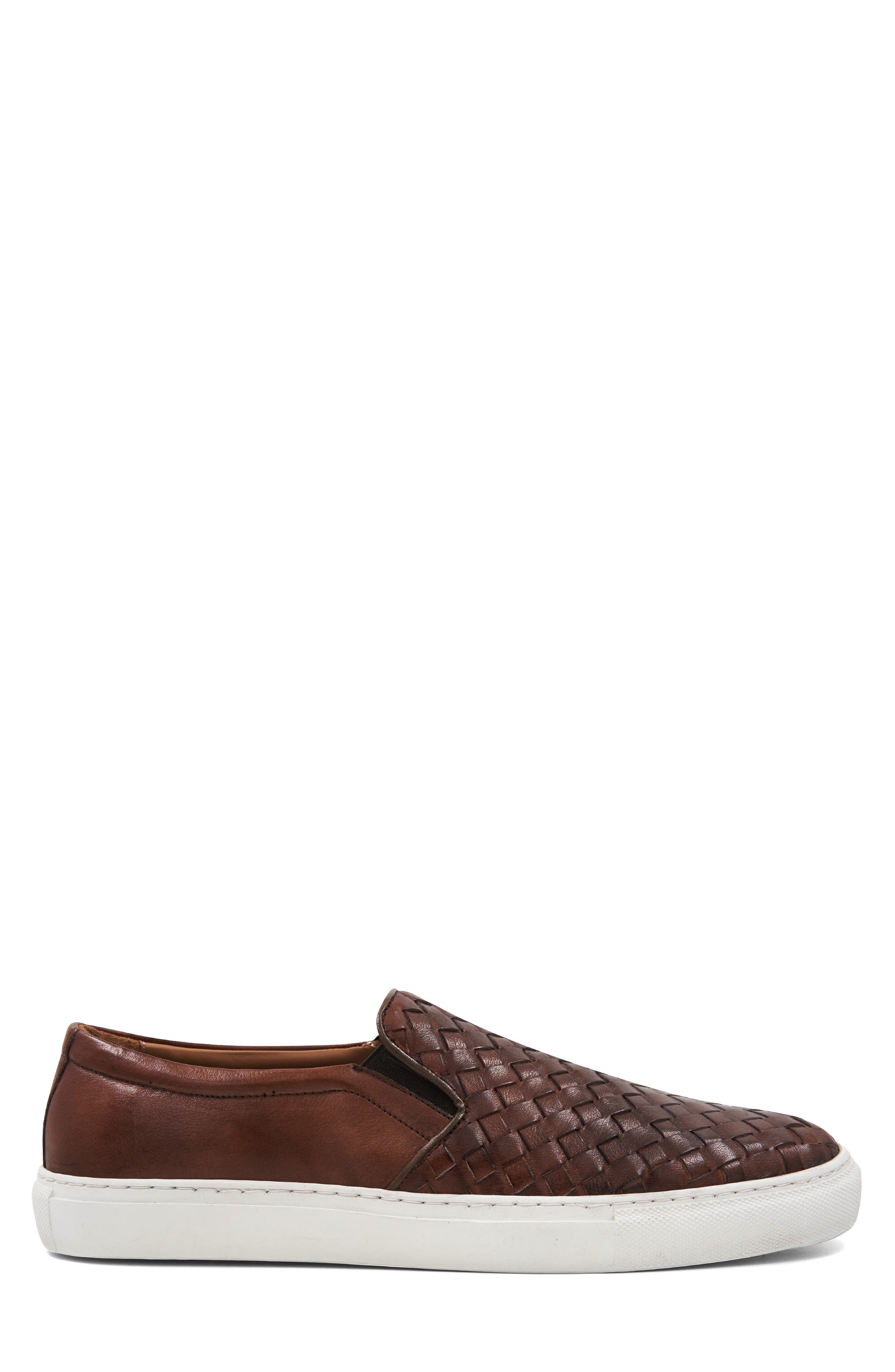 Bruno Magli Livorno Slip-On Sneaker, Alternate, color, Cognac Woven