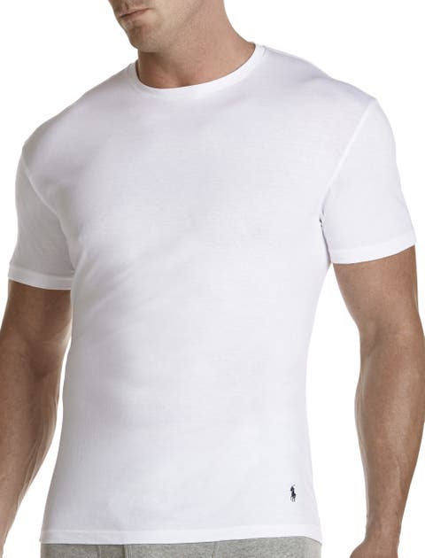 Big & Tall 3-pk Crewneck Undershirts