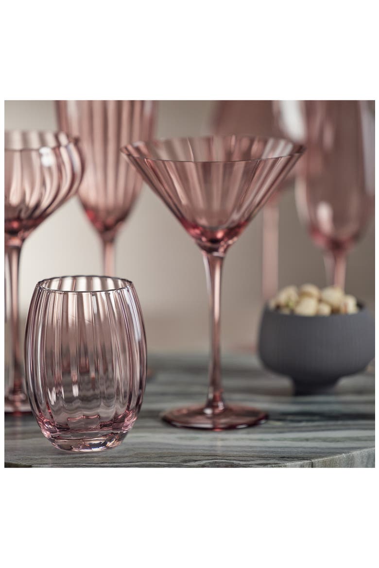 Malden Optic Set of 4 Martini Glasses, Alternate, color, PURPLE