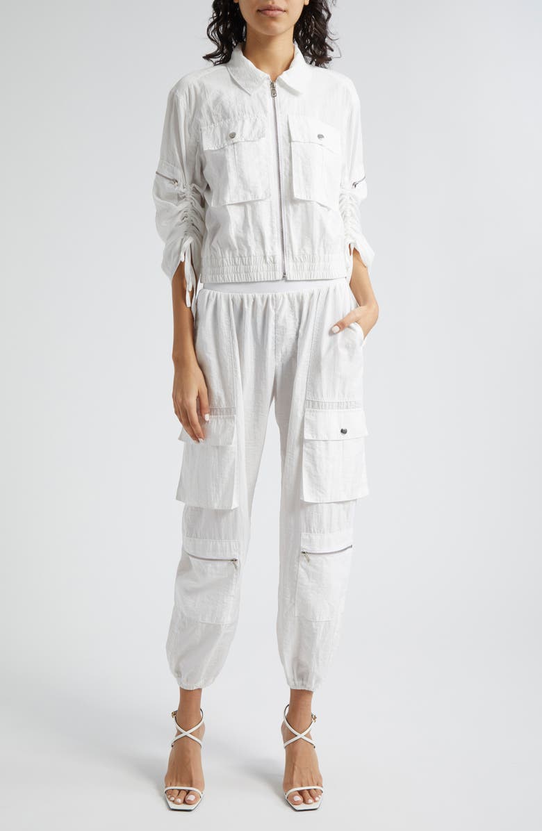 Cinq à Sept Genevive High Waist Crop Cargo Pants, Alternate, color, 