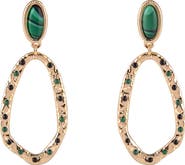 Rachel Roy Open Ring Drop Earrings