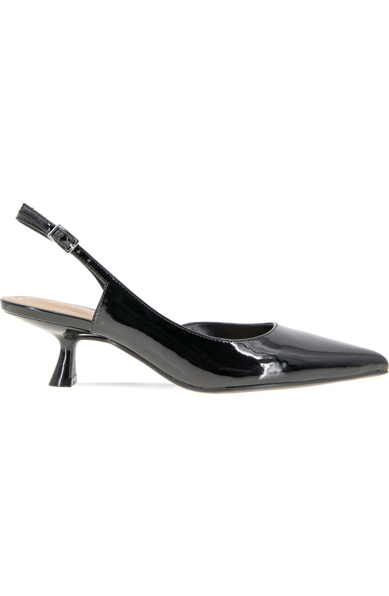 BCBGeneration Kittie Slingback Kitten Heel Pump, Alternate, color, Black Patent