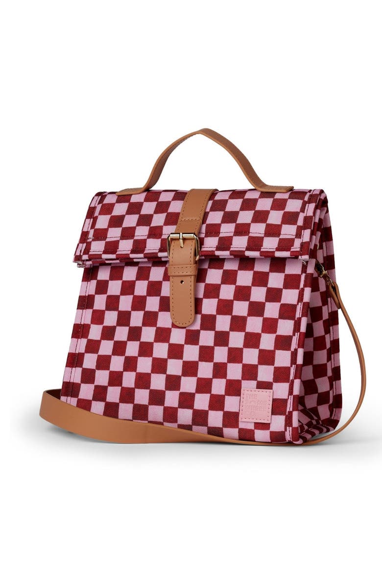 Lunch Satchel, Alternate, color, Crimson Haze