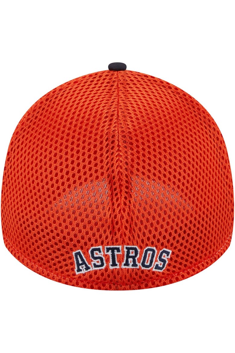 Men's New Era Navy Houston Astros Team Neo 39THIRTY Flex Hat, Alternate, color, Navy
