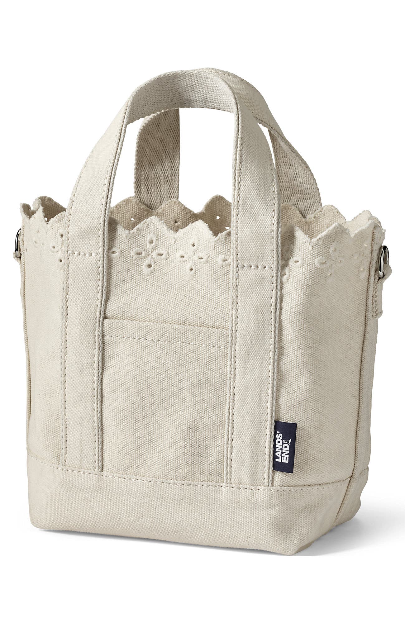 Open Top Canvas Tote Bag, Alternate, color, Natural/Burgundy Spritz Stripe