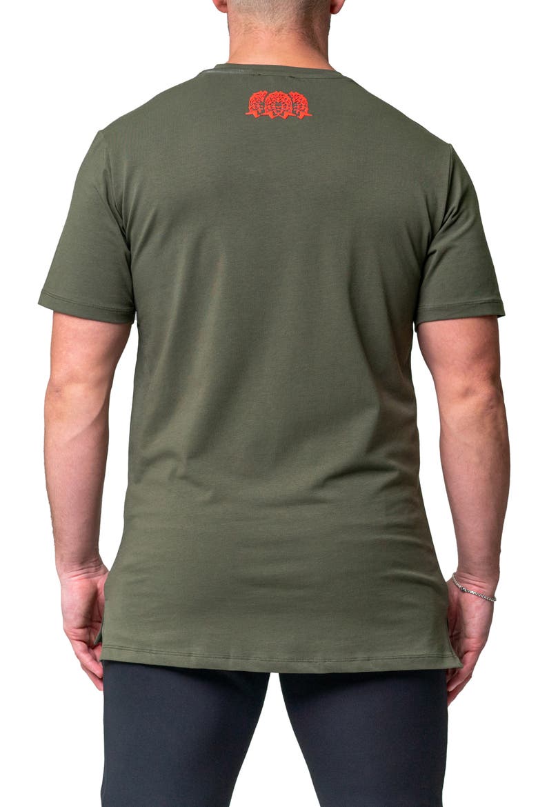 Egyptian Cotton Henley, Alternate, color, GREEN